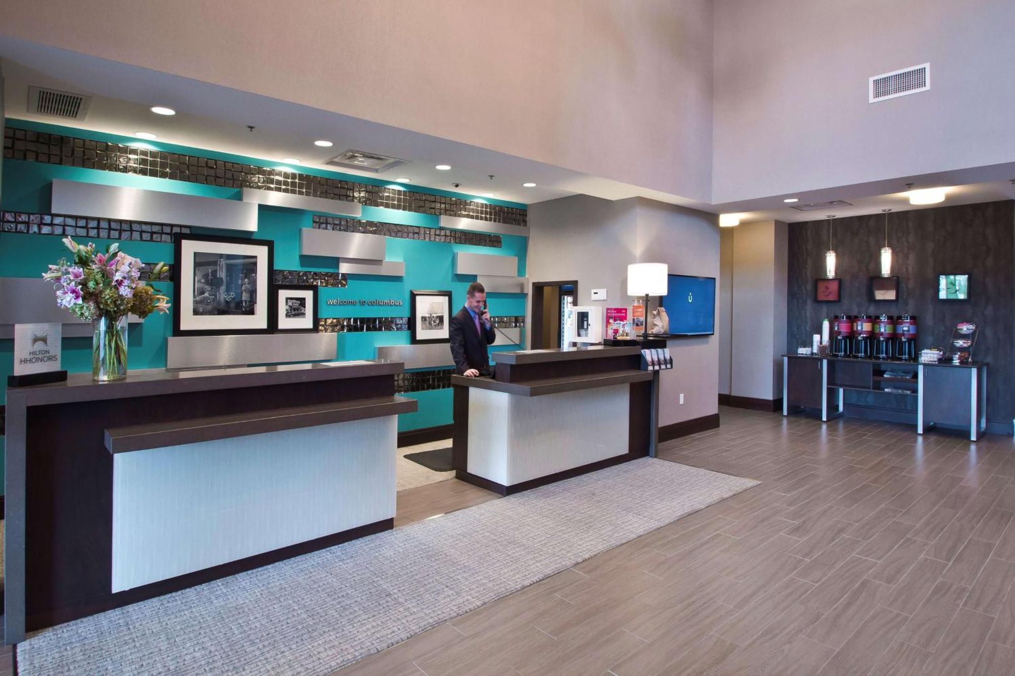 Hampton Inn & Suites Columbus/University Area מראה חיצוני תמונה